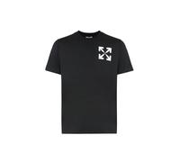 Off-White Mens Logo T-shirt - Black - Size 2XL