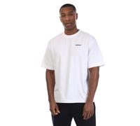 Off-White Mens Off White Arrow Skate T Shirt in Black - Black & Silver - Size X-Small