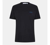 Off-White Mens Off White Regular Fit Short Sleeve Crew Neck T-Shirt in Black/Blue - Size 2XS