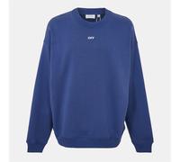 Off-White Mens Off White Skate Crew Neck Drop Shoulder Sweatshirt in Dark Blue-White - Size 2XL