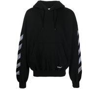 Off-White Mens Scribble Diag Boxy Black Oversized Hoodie material_cotton - Size Small