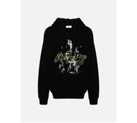 OFF-WHITE Men's Script Mary Logo Black Hoodie