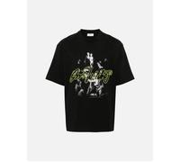 OFF-WHITE Men's Script Mary Logo Black T-Shirt