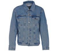 Off-White Mens Skate Fit Blue Denim Jacket Cotton - Size Large