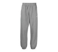 Off-White Mens Wave Outline Diagonal Printed Joggers in Grey Cotton - Size Medium