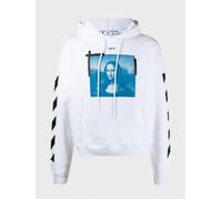 Off-White Mona Lisa Hoodie White/Black - Mens - XS