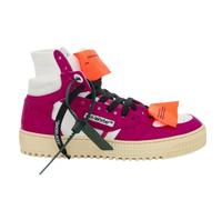 Women's Off-White Off Court 3.0 Fuchsia High Top Leather Sneakers - Pink - Size: 5