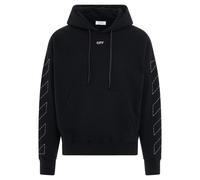 Off-White Off Stitch Diag Design Skate Fit Hoodie - Black - L