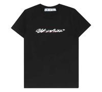 Off-White Off White Unisex Adult Script Logo Casual T-Shirt - Black - Black - XXL
