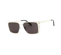 Off-White Off White Unisex Adult Yoder Sunglasses - Silver/Dark Grey - One Size - 100% Mixed