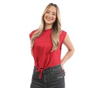 Off-White Off White Womens Arrow Crop T-Shirt - Red - 8 UK - Red - 100% Cotton