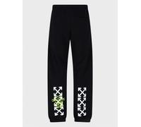 Off-White Opposite Arrow Slim Sweatpants 'Black/Lime' - Mens - L