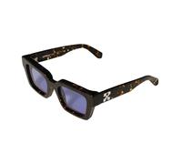 Off-White OW1022 VIRGIL 2507 Unisex Sunglasses Acetate Havana Light blue Squared Normal