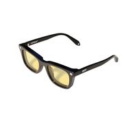 Off-White OW1044 KATY 1018 Unisex Sunglasses Acetate Black Yellow Squared Normal