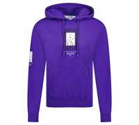 Off-White Paint Mirror Logo Slim Fit Hoodie - Purple - S