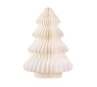 Off-White Paper Honeycomb Christmas Tree, 2 ft