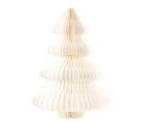 Off-White Paper Honeycomb Christmas Tree, 3 ft