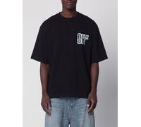 Off-White Relaxed Fit Cotton T-Shirt with Back Arrow Logo Print - Size: XXL - male