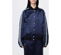 Off-White Satin Bomber Jacket - Size: 42 - female