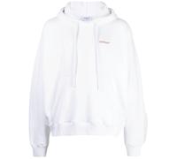 Off-White Scratch Tab Skate Fit Hoodie - White - S