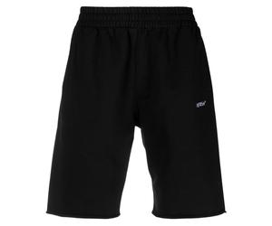 Off-White Scribble Design Sweat Shorts - Black - XL