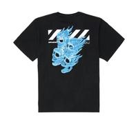OFF-WHITE Skeleton Print Short Sleeve Oversized - Mens - XXS