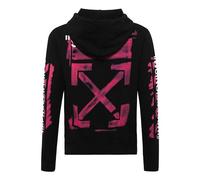 Off-White Stencil Arrow Hooded Sweatshirt 'Black' OMBB034R190030151028 L