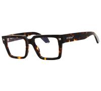 Off-White STYLE 54 Men's Glasses, Tortoiseshell, Size 53