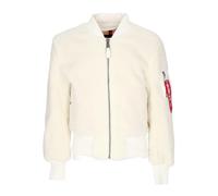 Off White Teddy Sherpa Jacket - male - Alpha Industries - Bomber Jackets - White - XL - Jackets XL
