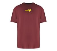 Off-White Thunder Stable Oversized Fit Burgundy T-Shirt - XL