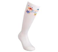 Off White Unisex Adult Floral Arrow Long Socks / One Size Sand GT1546