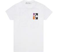 Off White Unisex Adult Gradient Logo Slim T-ShirtS White SY3130