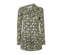 Off White Womens/Ladies All-Over Print Mini Dress6 UK White/Black Print GT14820