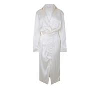 Off White Womens/Ladies Chine Satin V Neck Wrap Dress6 UK White GT42169