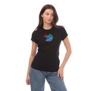 Off White Womens/Ladies Medium Face Fitted T-Shirt GT1506