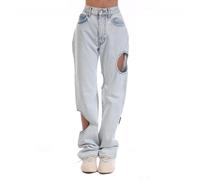 Off White Womens/Ladies Meteor Cool Baggy Jeans27R Light Blue GT11471