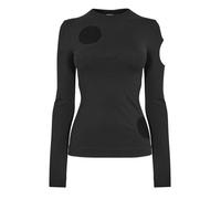 Off White Womens/Ladies Meteor Cut Out Long-Sleeved Top GT41312