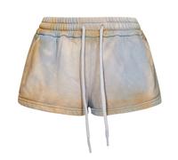 Off-White Womens Laundry Shorts Beige Cotton - Size Small