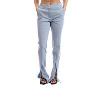 Off-White Womens Off White Blend Basic Slim Pants in Light Blue