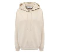 Off-White Womens Swimming Man Regular Fit Beige Hoodie Cotton - Size Medium
