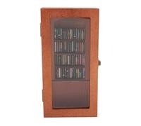 OFFAXE Anxiety Bookshelf, mini Bookshelf Solid Anti Stress Wood Shelf with 1 Pack Book Figurines, Artisanal Decoration for Desk, Living Room and Coffee