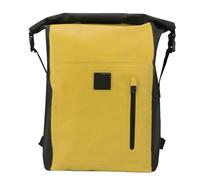 OFFAXE Hiking Backpack, 25L Backpacking Gear with PVC Mesh Material and Secure Roll Top Closure, Multipurpose Camping Bag for Outdoor Travel Hiking Camping (Yellow)