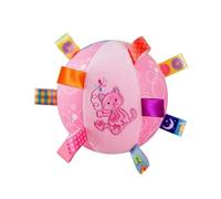 OFFAXE Interactive Dog Toys Soccer Ball,Bouncing sturdy toy for small medium dogs even aggressive chewers,great for outdoor play tug of war water games (Cat)