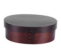 OFFAXE Lunch Box, Multifunctional Compact Snack Box with partition Walls Feels The Silky -Ground, Breakfast Box for commuters (17.5 * 13.5 Old Paint Box Oval Lunch Box)