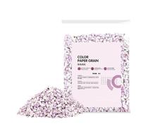 OFFAXE Paper litter, hamster cotton paper, particularly absorbent paper litter, litter deodorant, soft, dust-, colorful small animal litter, hamster, rabbit, guinea pig, for small ones (Grape Violet)