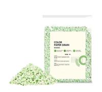 OFFAXE Paper litter, hamster cotton paper, particularly absorbent paper litter, litter deodorant, soft, dust-, colorful small animal litter, hamster, rabbit, guinea pig, for small ones (Grass Green)