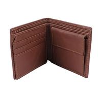 OFFAXE Small Wallet, Bifold Wallet, Pocket Wallet, Light Brown Leather Multiple Slots Card Wallet, Removable Strap, for Women, Daily use, Men, Adults