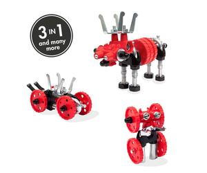 OFFBITS MOOSEBIT 3-in-1 animal Building and Construction STEM Toy for Kids 6+