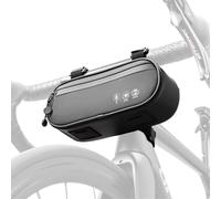OFFBONDAGE Bike Handlebar Bag Waterproof with Large Reflective Area, Front Bike Frame Bag Bicycle Accessories for Gravel Mountain Road Cycling