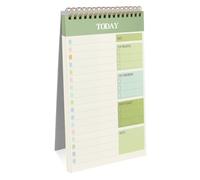 OFFCUP 1 Pack To Do List Notepad, Undated Daily Planner A5 Spiral 104 Page To Do List Pad, Tear off Double-Sided Printing Organiser Notebook for Work School Personal Organized